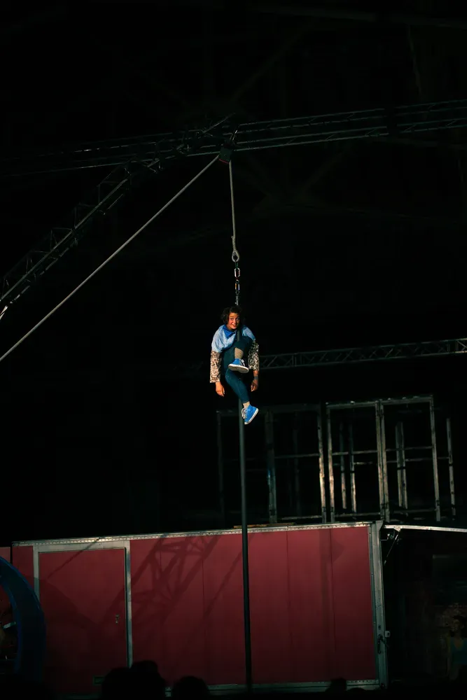 Zirkus Chnopf 2025: stange oben
