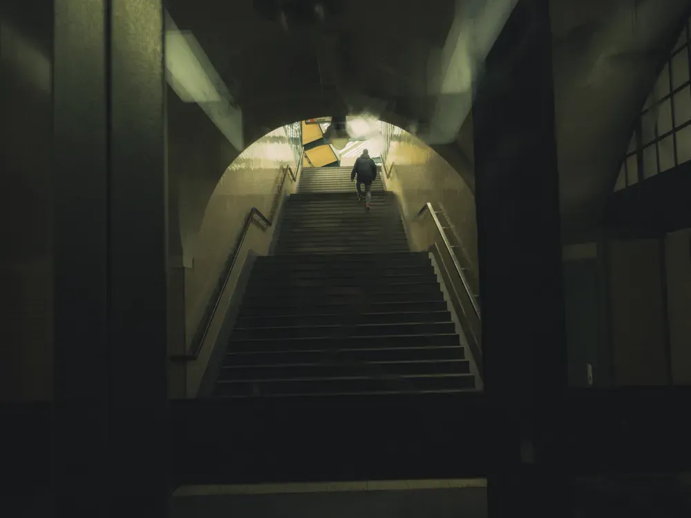 Berliner Streets: treppe gleisdreieck