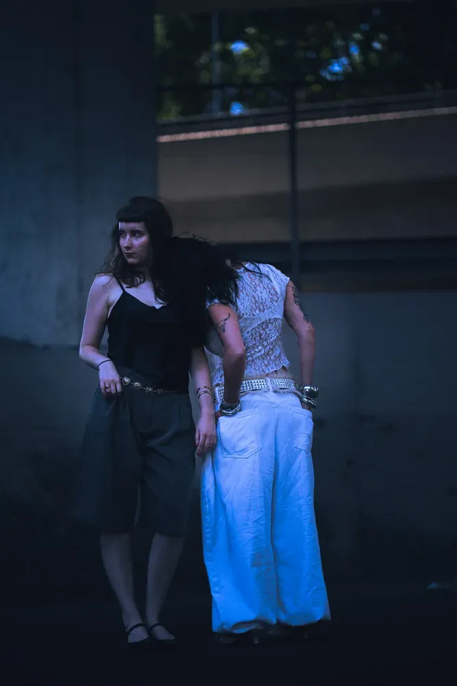 Fotoshooting Zoe: zoe lehn an anouk